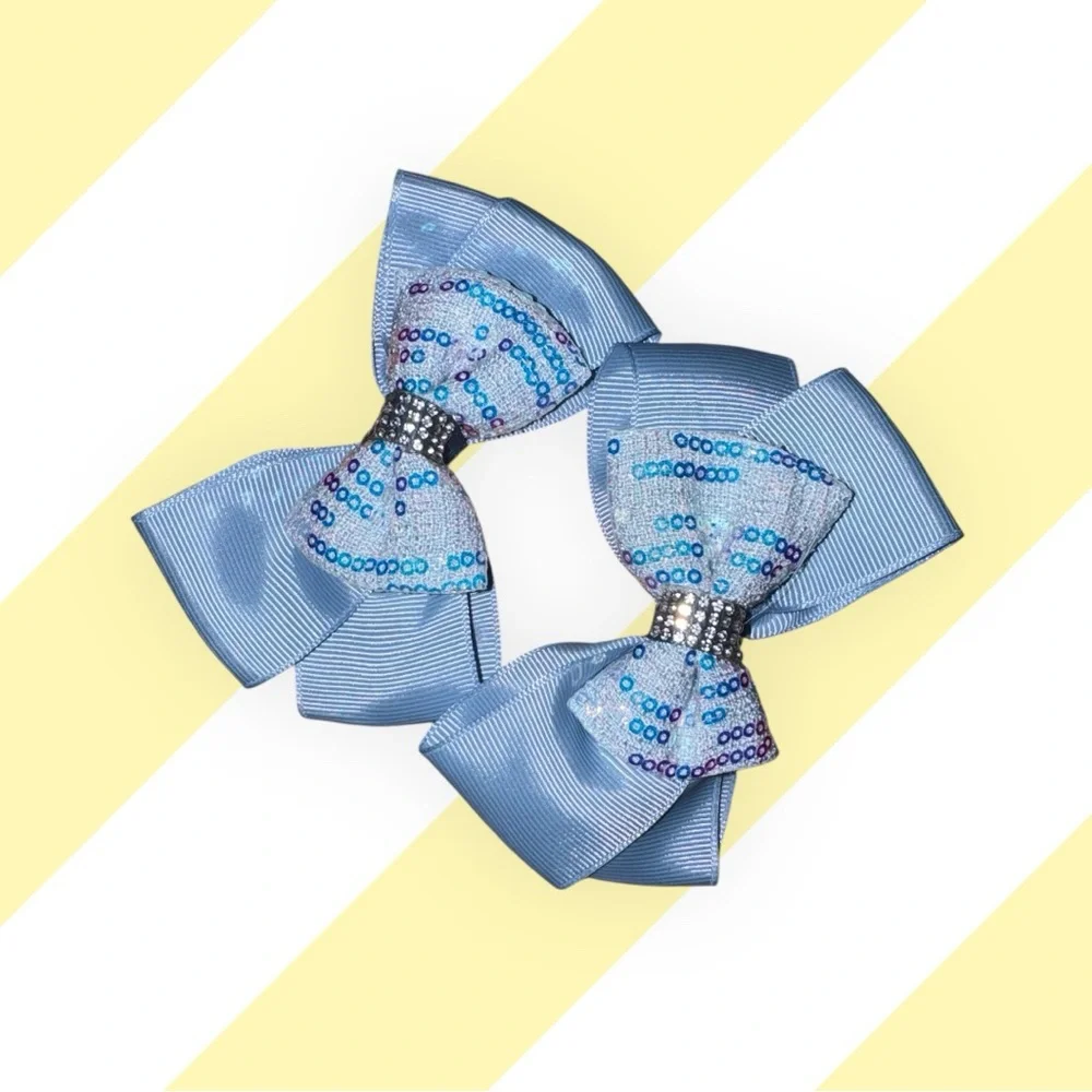 Hair accessories Glittery‎ colorful  Hair Bows for Kids